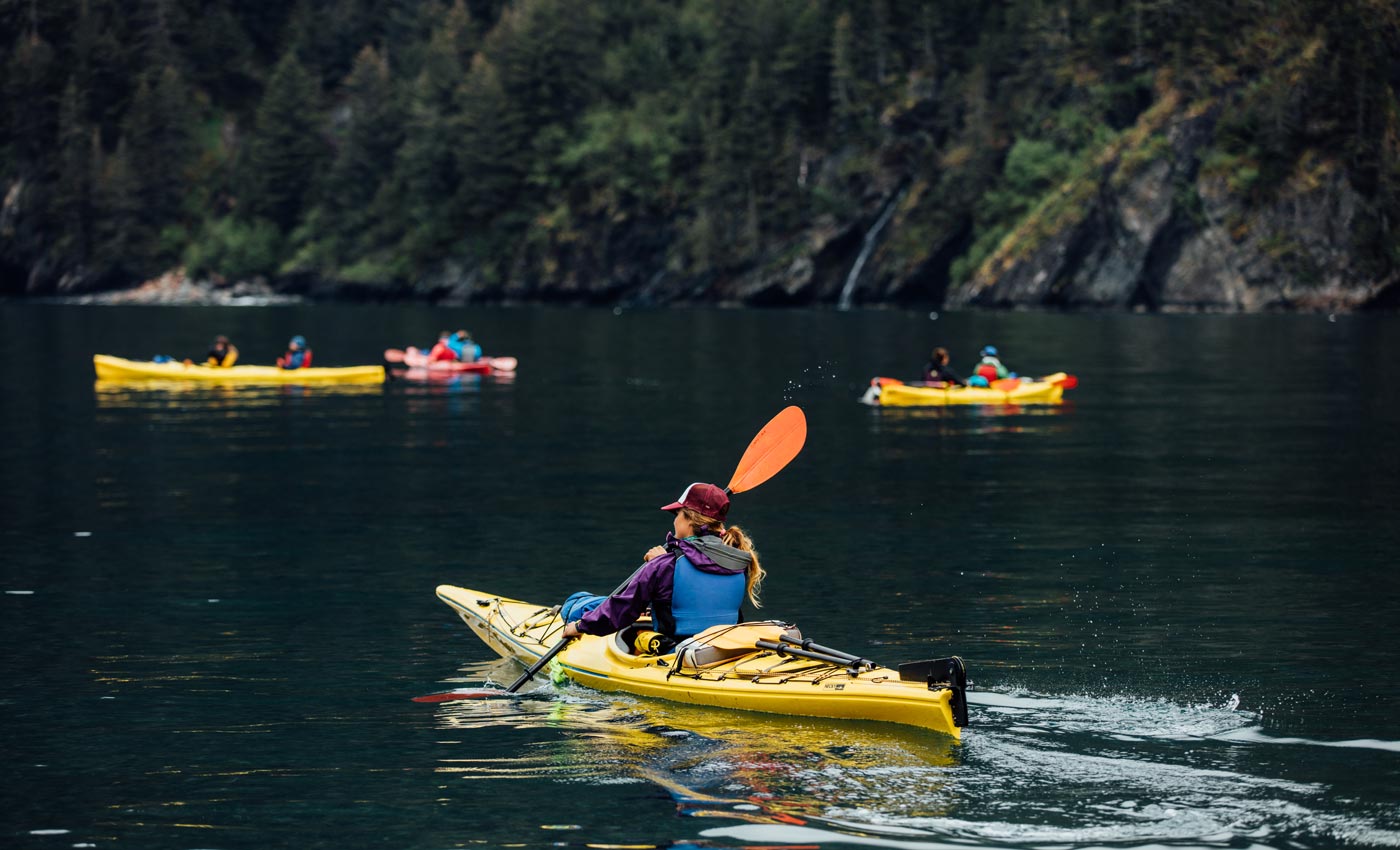 kayak hiking