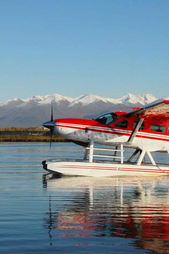 Depart from Anchorage at the world’s busiest seaplane base