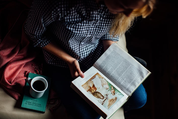 Woman reading