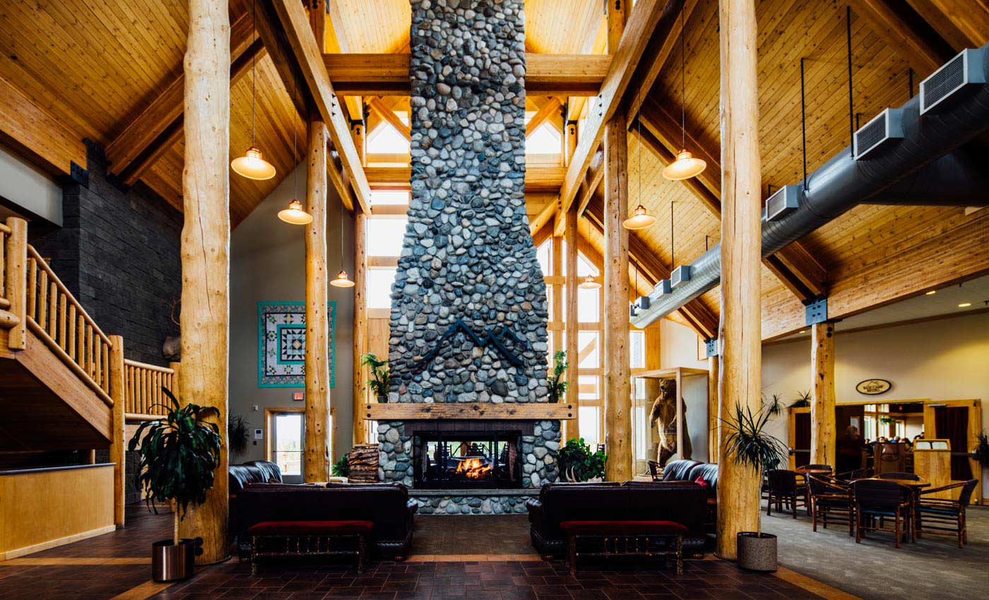 Lobby Fireplace