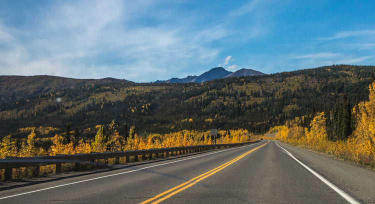 Road in Alaska