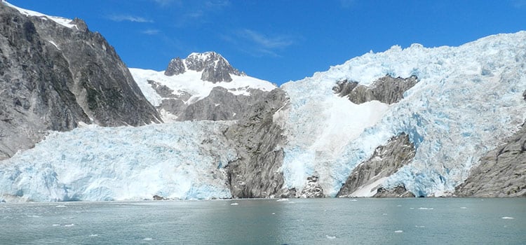 A glacier in the Northwest Fjord