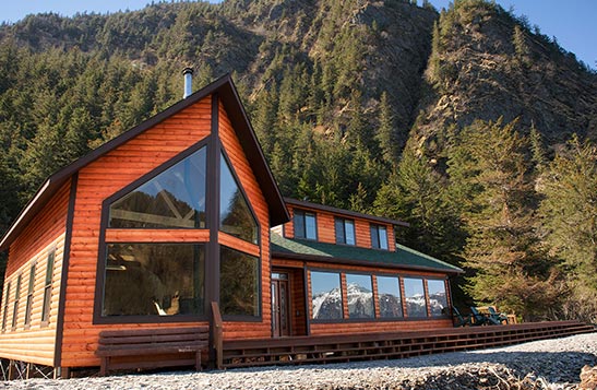 Exterior of Kenai Fjords Wilderness Lodge