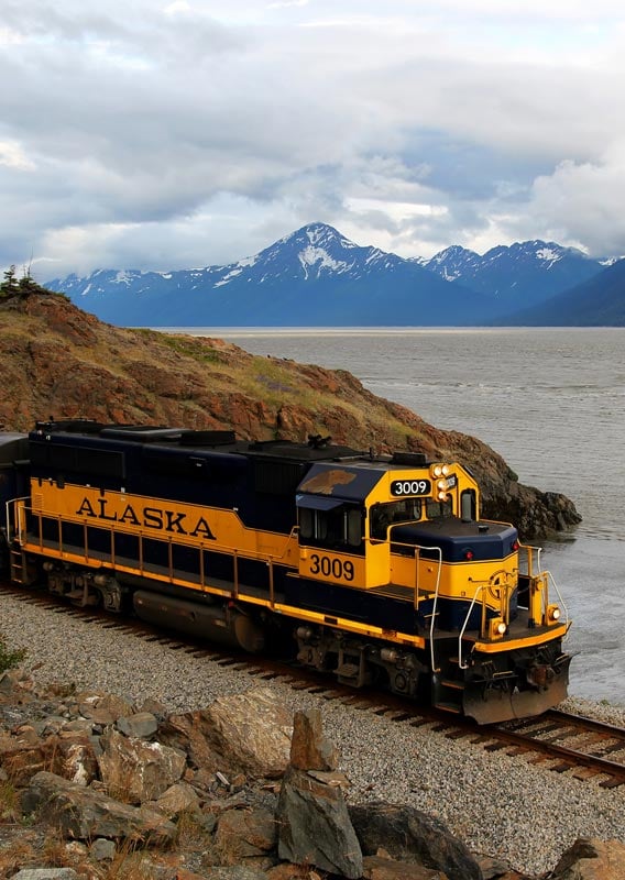 Alaska train scenery