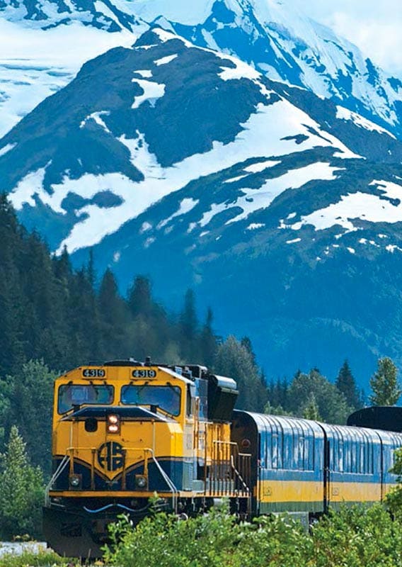 train tour through alaska