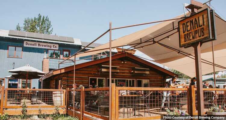 Exterior view of Denali Brew Pub